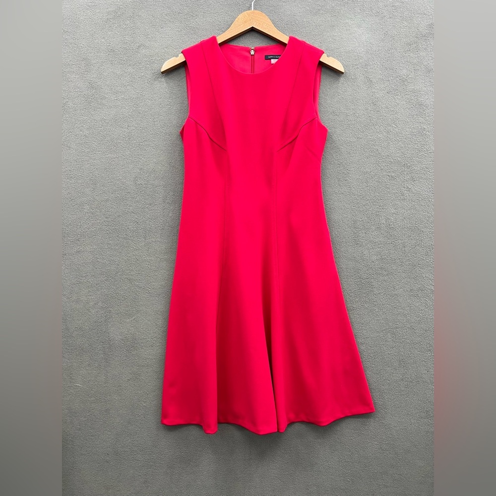 Tommy Hilfiger Dress Women’s 4 Poppy Pink Sleeveless Fit Flare